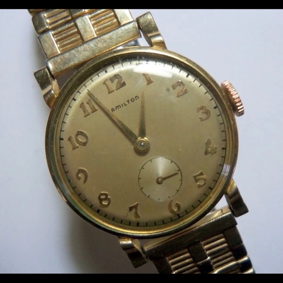 Rare Hamilton Nielsen 1950s 14K GF Vintage Watch - Picture 2 of 6